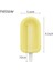 Sarı Yaratıcı Popsicle Kalıpları Yeniden Kullanılabilir Silikon Dondurma Kalıpları Dıy Ev Yapımı Buz Bar Popsicle Makinesi Parti Bar Dekor Için Kolay Bırakma (Yurt Dışından) 1