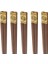 B Sandal Ağacı 5 Çift 5 Çift Yüksek Kaliteli Çin Çubuklarını El Yapımı Doğal Wengewood Çubuklarını Set Sandal Ağacı Sofra Çubuklarını Çatal Seti (Yurt Dışından) 2