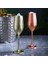 220ML 301-400ML Paslanmaz Çelik Şampanya Kadehi Şarap Bardağı Kokteyl Bardağı Yaratıcı Metal Şarap Bardağı Bar Restoran Kadehi Gül Altın (Yurt Dışından) 4