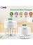 Beyaz 250ML 250ML Elektrikli Sarımsak Kırıcı Paslanmaz Çelik Kablosuz Baharat ve Baharat Doğrama Makinesi Sebze Salatası Biber Havuç Et (Yurt Dışından) 2