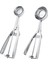 Gümüş 6 cm Paslanmaz Çelik Dondurma Kaşığı Metal Dondurma Kurabiye Kaşık Patates Püresi Kaşık Yapışmaz Dondurma Kazıcı Kavun Buz Makinesi (Yurt Dışından) 3