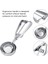 Gümüş 6 cm Paslanmaz Çelik Dondurma Kaşığı Metal Dondurma Kurabiye Kaşık Patates Püresi Kaşık Yapışmaz Dondurma Kazıcı Kavun Buz Makinesi (Yurt Dışından) 5