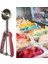 Siyah 02 41XB Dondurma Ergonomik Dondurma Kaşığı Bulaşık Makinesinde Yıkanabilir Dondurma Kaşığı 304 Paslanmaz Çelik Malzeme Dondurma Için (Yurt Dışından) 3
