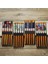 ZCM02 Kullanımlık 5 Çift Set El Yapımı Bambu Japon Doğal Ahşap Çubuklarını Suşi Gıda Kedi Çiçek Çok Renkli Ahşap Çubuklarını Set (Yurt Dışından) 5