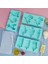 Shape-3 Silikon Dondurma Kalıp Buz Küpü Tepsi Popsicle Pop Kalıpları Elmas Şekli Kalıp Pasta Çikolata Şeker Ev Yapımı Pişirme Araçları (Yurt Dışından) 3