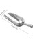 650 ml Alüminyum Alaşımlı Buz Küpü Scooper 4 Boyutları Yardımcı Kürek Un Tahıl Çay Kahve Çekirdeği Foodservice Bar Buz Kovası Scooper (Yurt Dışından) 1