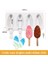 Su Damlacıkları 4/8 Hücre Silikon Kalıp Magnum Silikon Dondurma Kalıp Popsicle Kalıpları Dıy Dondurma Kalıp Buz Küpü Yapımcısı Kalıp Buz Kalıbı (Yurt Dışından) 1