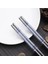 1 Çift 5 Çift Japon Çin Yemek Çubukları Gıda Suşi Çubukları Yeniden Kullanılabilir Kore Yemek Çubukları Seti Hediye Metal Alloytableware Palillos Chinos (Yurt Dışından) 1