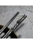 1 Çift 5 Çift Japon Çin Yemek Çubukları Gıda Suşi Çubukları Yeniden Kullanılabilir Kore Yemek Çubukları Seti Hediye Metal Alloytableware Palillos Chinos (Yurt Dışından) 3