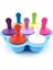 Mavi Yeni 7 Delik Silikon Popsicle Kalıp Dondurma Pops Kalıp Gıda Sınıfı Buz Yapıcı Bebek Maması Takviyesi Araçları Meyve Sarsıntı Aksesuarları (Yurt Dışından) 1