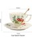 C-250 ml Avrupa Çay Bardağı ve Tabakları Seti Seramik Kupa Kahve Fincanı Seti Tatlı Tabağı Kaşık Böcek Bts Fincan Drinkware Demlik Espresso Bardak (Yurt Dışından) 1