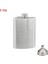 Huni ile 5 Oz Huni ile Paslanmaz Çelik Cep Şişesi 1/4/5/6/7/8//10 Oz Cep Şarap Şişesi Taşınabilir Açık Beyaz Şarap Cep Şişesi Barware (Yurt Dışından) 2