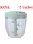 900 ml Yeşil 500/900 ml Manuel Et Kıyma Sarımsak Kıyıcı Döndür Sarımsak Presi Kırıcı Sebze Soğan Kesici Mutfak Pişirme Aksesuarları (Yurt Dışından) 1