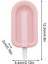 Pembe Popsicle Dıy Dondurma Yapımı Kalıp Gıda Sınıfı Silikon Buz Küpü Yapımcıları Tepsi Kalıp Popsicle Araçları Mutfak Alet (Yurt Dışından) 1