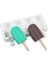 Ahşap Rengi Silikon Dondurma Kalıbı 4 Delik Popsicle Küp Makinesi Kalıp Çikolata Tepsisi Mutfak Alet Yemek Bar Ev Bahçe Pişirme Araçları (Yurt Dışından) 3