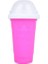 Pembe Bir Yaz Sıkma Ev Yapımı Milk Shake Şişesi Hızlı Dondurulmuş Smoothie Bardağı Sıkma Hızlı Soğutma Sihirli Bardak Dondurma (Yurt Dışından) 1