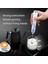 4 Adet Klasik Siyah Elektrikli Süt Köpürtücü Blender Kablosuz Kahve Çırpma Mikser El Yumurta Çırpıcı Cappuccino Frother Mikser USB Taşınabilir Mutfak Aletleri (Yurt Dışından) 2