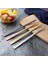 Altın 1 Çift Kore Tarzı Düz Yemek Çubukları Altın/gümüş/siyah 304 Paslanmaz Çelik Ayna Cilalı Yemek Çubukları Ev Sofra (Yurt Dışından) 1