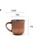 Stil 5 Ahşap Büyük Göbek Bardak El Yapımı Doğal Ladin Ahşap Bardak Bira Çay Kahve Süt Su Bardağı Mutfak Bar Drinkware (Yurt Dışından) 1