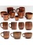Stil 5 Ahşap Büyük Göbek Bardak El Yapımı Doğal Ladin Ahşap Bardak Bira Çay Kahve Süt Su Bardağı Mutfak Bar Drinkware (Yurt Dışından) 2