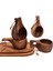 Stil 2 210 ml Açık Fincan Kuksa Kamp Kupa Kahve Süt Bardak Kupalar Akasya-Ahşap Drinkware Bushcrafts Artefakt Mutfak (Yurt Dışından) 2
