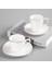 Stil M 200-300 ml Büyük Kapasiteli Altın Kenar Kahve Fincanı ve Tabağı Seti Yaratıcı Tasarım Avrupa Öğleden Sonra Çay Fincanları Hafif Lüks Kemik Çini Drinkware (Yurt Dışından) 2