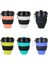 STYLE2WHITEBLUE 450 ml Katlanır Silikon Bardak Kupalar Katlanabilir Kahve Kamp Pipetli Bardak Kapaklı Spor Şişe Kanca Genişletilebilir Haşlanma Korumalı Yeniden Kullanılabilir (Yurt Dışından) 2