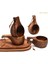Stil 3 210 ml Finlandiya Kuksa Taşınabilir Ahşap Kahve Kupaları El Yapımı Süt Kupası Handgrip ile Kahvaltı Içme Mutfak Drinkware (Yurt Dışından) 4