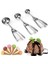 1 Adet 6 cm Paslanmaz Çelik Dondurma Kepçe Patates Püresi Kaşık Dondurma Topu Parfe Yapımcısı Pratik Mutfak Gereçleri Yemek Sunucusu 4 Cm/6 cm (Yurt Dışından) 4
