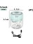 Yeşil (250 Ml) Mini Elektrikli Sarımsak Dilimleme Kablosuz Taşınabilir Et Dilimleme Sağlam USB Şarj Sebze Biber Zencefil Ezici 100/250 ml Blender (Yurt Dışından) 1