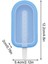 Mavi Popsicle Dıy Dondurma Yapımı Kalıp Gıda Sınıfı Silikon Buz Küpü Makineleri Tepsi Kalıp Popsicle Araçları Mutfak Aletleri (Yurt Dışından) 1