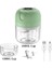 Yeşil Çift Fincan 100/250 ml Mini USB Kablosuz Elektrikli Sarımsak Ezici Basın Kıyma Sebze Biber Kıyma Makinesi Gıda Parçalayıcı Karıştırıcılar Mutfak Aletleri (Yurt Dışından) 1