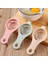 Pembe 1 Adet Düz Renk Yumurta Ayırıcı Güvenli Buğday Samanı Yumurta Bölücü Aracı Plastik Yumurta Beyaz Sarısı Filtre Mutfak Pişirme Ayırıcı Gadget (Yurt Dışından) 3