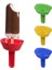 Kırmızı 4 Adet Damlama Geçirmez Popsicle Raf Damla Ücretsiz Buz Tutucu Saman ile Karikatür Tarzı Taşınabilir Dondurulmuş Davranır Raf Tepsisi Çocuklar Için Popsicle Tutucu (Yurt Dışından) 5
