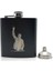 Bir Alalinong B110 Siyah Cep Şişesi 6 Oz Paslanmaz Çelik Kişiselleştirilmiş Lazer Kazınmış Şişe Alkol Likör Viski Rom Bir Huni ile (Yurt Dışından) 1