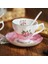 I 170ML, Ince Kemik Çini Kahve Fincanı ve Tabağı ve Kaşığı, Komik Moda Tasarımı, Zakka Tazas Cafe Espresso Fincanı, Avrupa Kahve Kupası (Yurt Dışından) 4