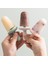 Beyaz Ev Popsicle Kalıp Seti 4 Parça Ev Yapımı Silikon Buzlu Şeker Makinesi Kolay Bırakılan Dondurma Kalıpları Yeniden Kullanılabilir Mutfak Dıy Pop Kalıpları (Yurt Dışından) 3