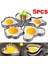 Set B-4 Adet Yeni Paslanmaz Çelik Kızarmış Yumurta Kalıp Kalp Gözleme Yapımcısı Kahvaltı Pişirme Omlet Yüzükler Pişirme Araçları Mutfak Aksesuarları Gadget (Yurt Dışından) 3