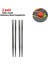 2 Adet Siyah 1-5 Çift Paslanmaz Çelik Çubuklar Taşınabilir Kaymaz Yemek Çubukları Sofra 21CM Çin Çubuklarını Sofra Mutfak Gereçleri (Yurt Dışından) 1