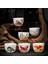 120 ml Kylin Yüksek Kaliteli Yeşim Porselen Kung Fu Çay Bardağı Yaratıcı Desen Ejderha Kaplan Espresso Çay Fincanı Handpatinted Seramik Teaware (Yurt Dışından) 5