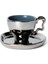 Gümüş Set Umlaca Gümüş Kahve Kupa Çay Bardağı Seti Set Espresso Bardak Seramik Kahve Kupa Tabaklar Seti Çanak Taza Elektroliz Kahve (Yurt Dışından) 1