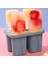 Mavi Dondurma Kalıp 4 Buz Popsicle Kalıp Seti Popsicle Dondurma Kalıp Buz Tepsisi Diy Dondurma Sopa ile Yeniden Kullanılabilir Kawaii Mutfak Aracı (Yurt Dışından) 4