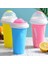 Mavi Bir Yaz Sıkma Ev Yapımı Milkshake Şişesi Hızlı Dondurulmuş Smoothie Kum Bardağı Tutam Bardak Dondurma Slushy Maker Hızlı Soğutma Sihirli (Yurt Dışından) 3