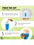 Mavi Bir Yaz Sıkma Ev Yapımı Milkshake Şişesi Hızlı Dondurulmuş Smoothie Kum Bardağı Tutam Bardak Dondurma Slushy Maker Hızlı Soğutma Sihirli (Yurt Dışından) 5