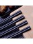 27CM-07 1 Çift Alaşım Çin Yemek Çubukları Gıda Suşi Çubukları Yeniden Kullanılabilir Kaymaz Bulaşık Makinesinde Yıkanabilir Bambu Şekli Gıda Sınıfı Yemek Çubukları (Yurt Dışından) 4