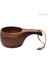 Stil 2 210 ml Finlandiya Kuksa Taşınabilir Ahşap Kahve Kupaları El Yapımı Süt Fincanı Grip ile Kahvaltı Içme Mutfak Drinkware (Yurt Dışından) 2