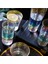 Lowball Cam L 301-400ML Isıya Dayanıklı Gökkuşağı Kristal Cam Renkli Çekiç Kaplama Highball Bira Bardağı Iyon Kaplama Şarap Kokteyl Cam Kupa Kahve Fincanı (Yurt Dışından) 4
