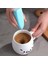 Siyah Elektrikli Kahve Mikser Şarj Edilebilir Süt Yumurta Çalkalayıcı Makinesi Frother Foamer USB Şarj Yumurta Çırpıcı El Ayarlanabilir Blender (Yurt Dışından) 4