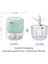 Yeşil Set 100/250ML Mini Elektrikli Sarımsak Kıyıcı USB Şarj Zencefil Et Ezici Makinesi Biber Kıyıcı Basın Ezici Makinesi Mutfak Aracı (Yurt Dışından) 1