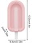 Pembe Popsicle Dıy Dondurma Yapımı Kalıp Gıda Sınıfı Silikon Buz Küpü Yapımcıları Tepsi Kalıp Popsicle Araçları Mutfak Alet (Yurt Dışından) 1